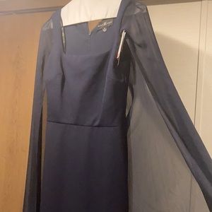 NWT size 4 evening gown navy blue